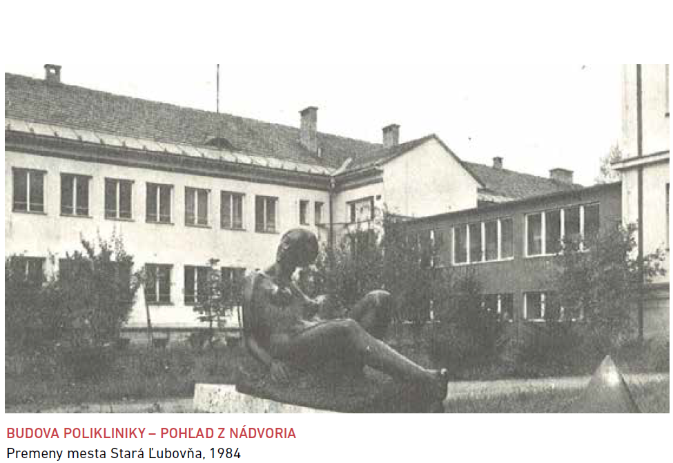 Fotografia budovy polikliniky v Starej Ľubovni.